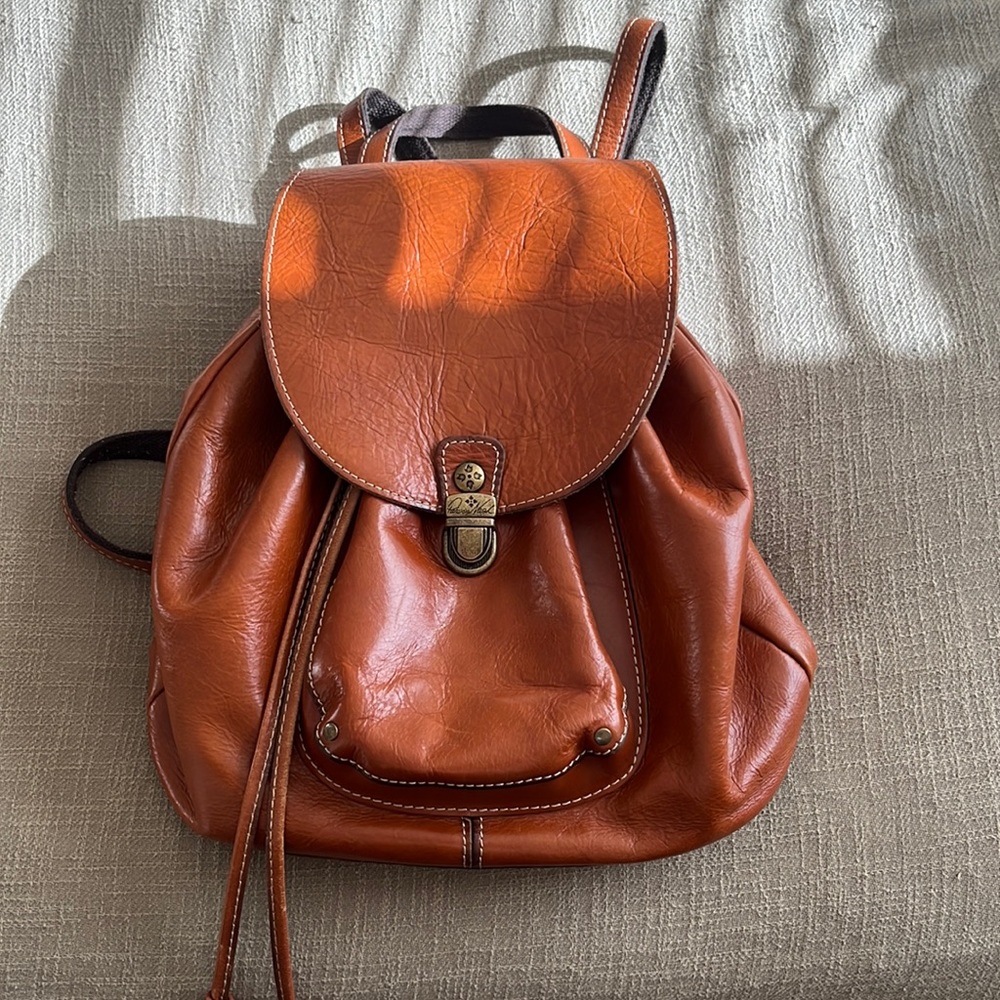 Patricia Nash leather backpack